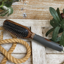 Load image into Gallery viewer, Wood Grooming Brush Double Sided with non-slip handle